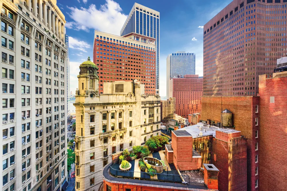 Un "rooftop" végétalisé de Manhattan, New York. | © iStock / SeanPavonePhoto
