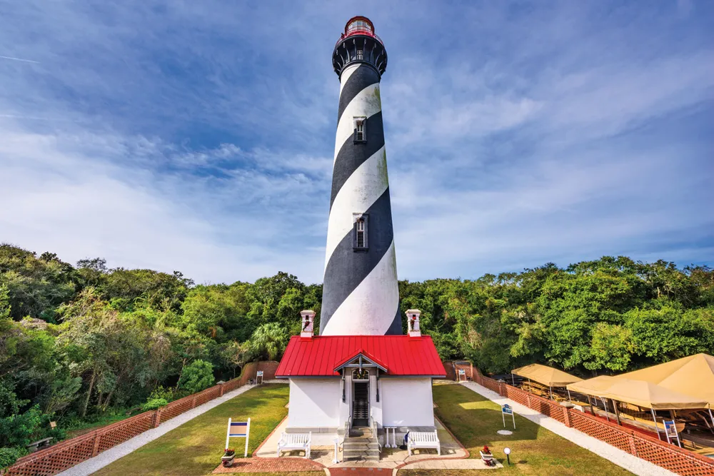 St. Augustine Lighthouse & Museum.©iStockphoto/SeanPavonePhoto