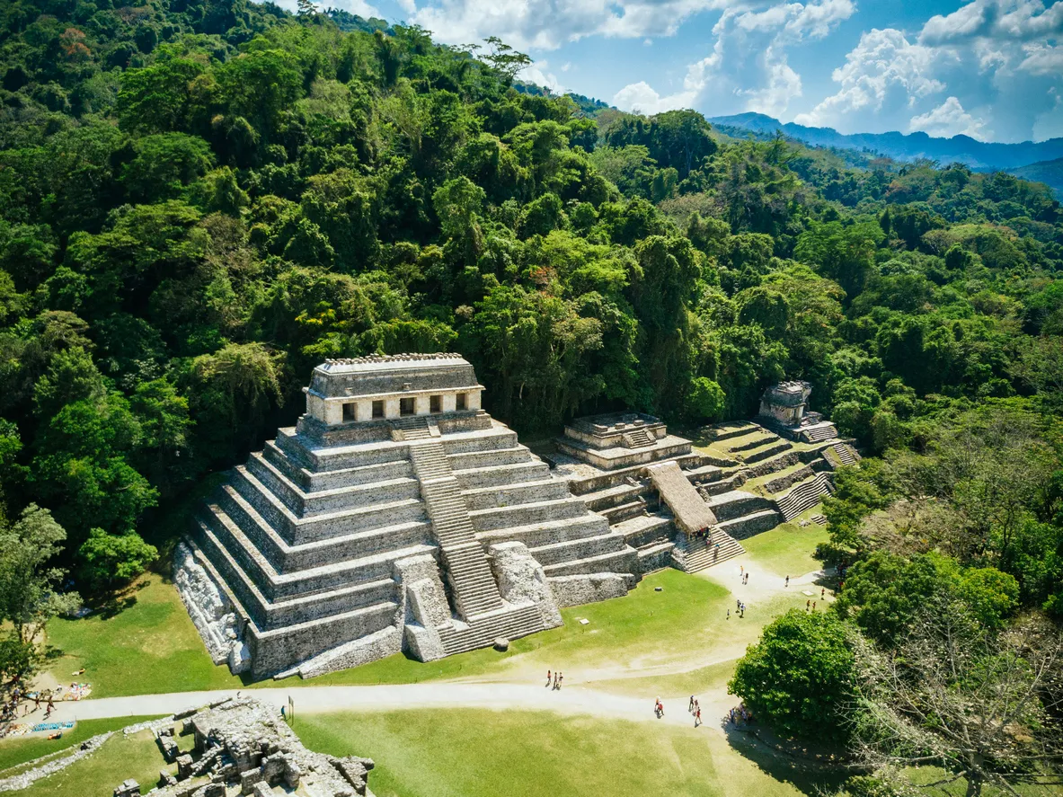 L'extraordinaire site archéologique de Palenque (État du Chiapas, Mexique) - photo © iStock-ferrantraite
