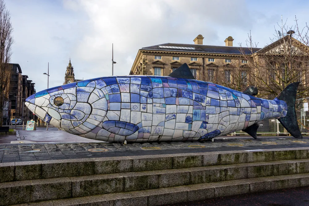 The Salmon of Knowledge, ou The Big Fish, Belfast, Irlande du Nord, Royaume-Uni | © VanderWolf-Image
