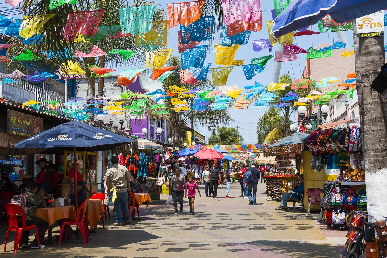 Le coeur historique et coloré de la ville de Tijuana - photo © iStock-Sherry Smith