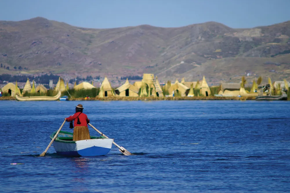 Les Islas Uros sur le lac Titicaca.  | © iStockphoto.com/Tomasz Resiak