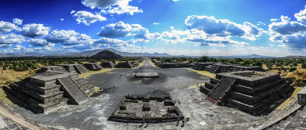 La Zona Arqueológica de Teotihuacán au nord de la Ciudad de Mexico. © iStock / rafal_kubiak
