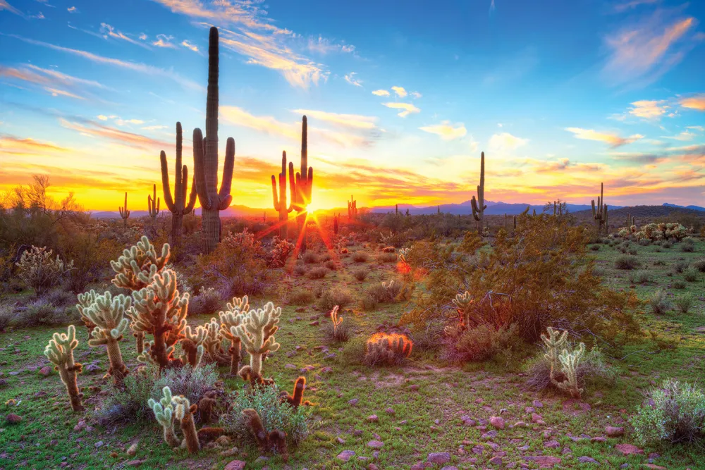 Coucher de soleil en Arizona ©iStock/tonda