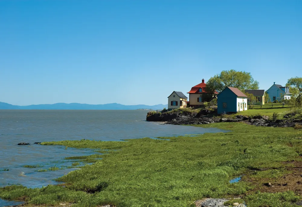 L'Île aux Grues dans le Saint-Laurent, région Chaudières-Appalaches, au Québec. © Michel Julien