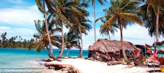 Une hutte guna dans la Comarca de San Blas | ©Dreamstime.com/Rovert Lerich