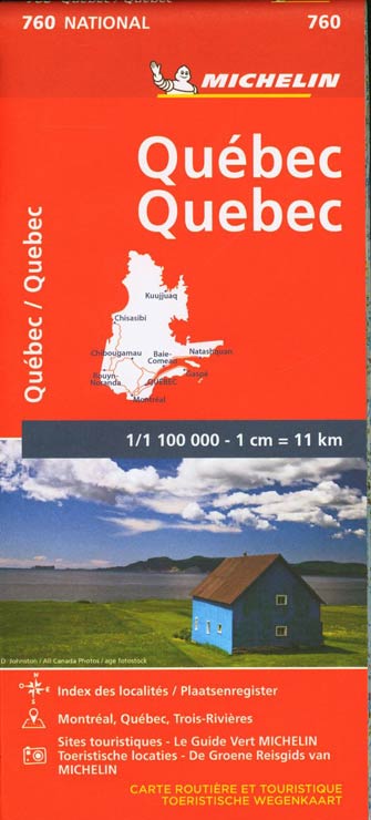 Carte #760 le Québec - Province of Quebec